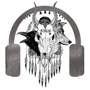 ATG Skull 500px x 500px plus headphones