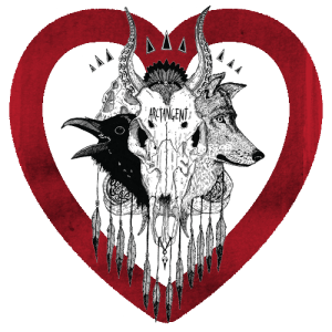 ATG Skull 500px x 500px plus heart