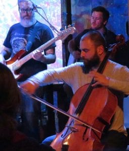 Artyom Manukyan playing cello